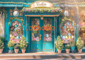 Avezano Spring Easter Blue Shop Photography Backdrop By Lecheme Ruby Gu