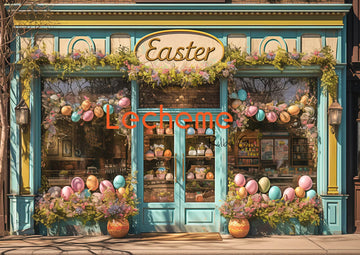 Avezano Spring Easter Shop Photography Backdrop By Lecheme Ruby Gu