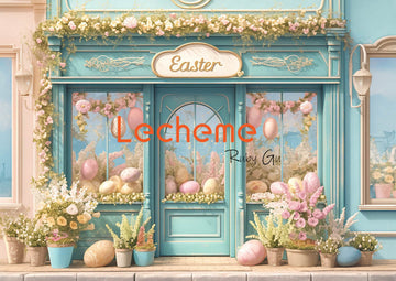 Avezano Spring Easter Window Flowers Shop Photography Backdrop By Lecheme Ruby Gu