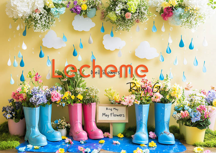 Avezano Bing May Flowers Photography Backdrop By Lecheme Ruby Gu