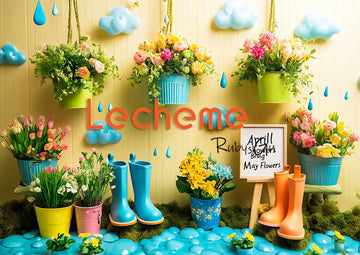 Avezano Spring May Flowers Photography Backdrop By Lecheme Ruby Gu