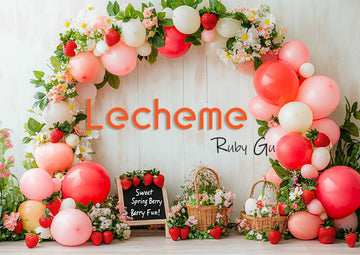 Avezano Sweet Spring Berrry Photography Backdrop By Lecheme Ruby Gu