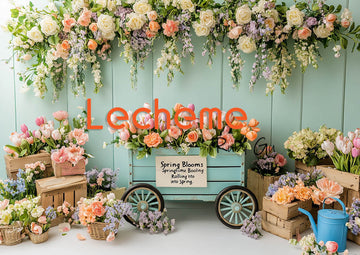 Avezano Spring Blooms Photography Backdrop By Lecheme Ruby Gu