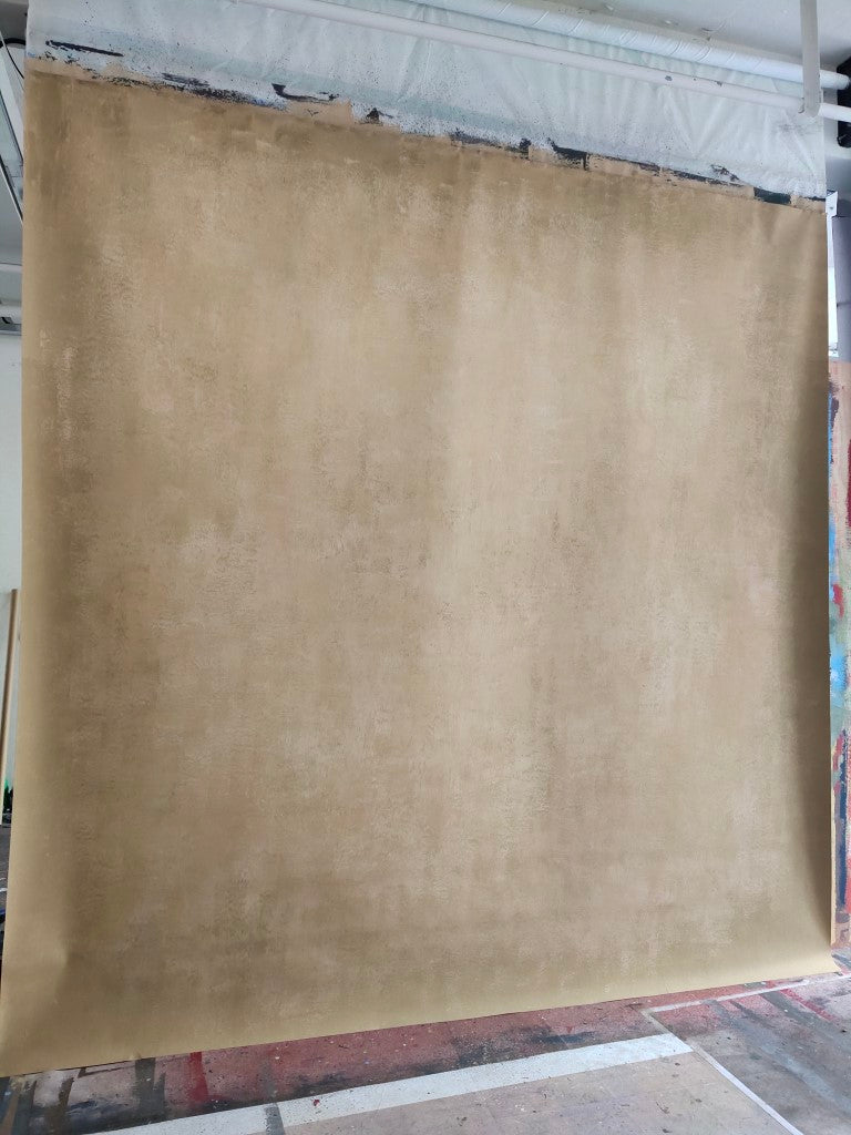 Avezano Brown Texture Abstract Hand Painted Canvas Photography Backdrop