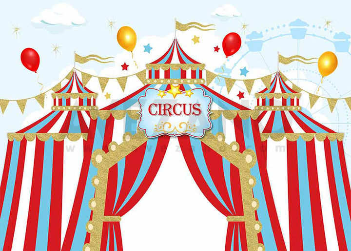 Avezano Kids Birthday Party Circus Photography Background-AVEZANO