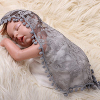 Avezano Newborn Photography Props Baby Stretch Lace Wrap