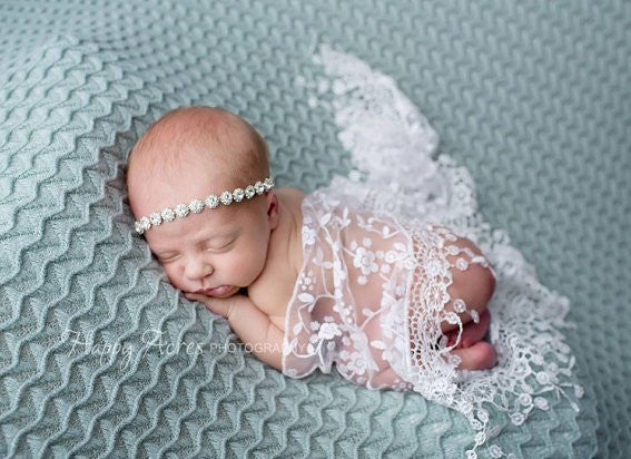 Avezano Children Photography Wrap Studio Newborn Baby Photo Shoot Wrap Yarn Tassel Wrap Props