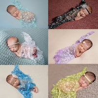 Avezano Children Photography Wrap Studio Newborn Baby Photo Shoot Wrap Yarn Tassel Wrap Props