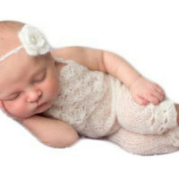 Avezano Newborn Photography Wool Mohair Knitted Clothes for Baby Photos