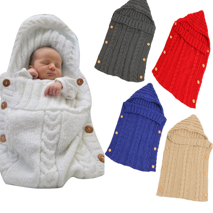 Baby winter best sale knitting sleeping bag