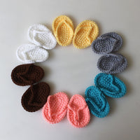 Avezano Mini Crochet Slippers Newborn Photography Props