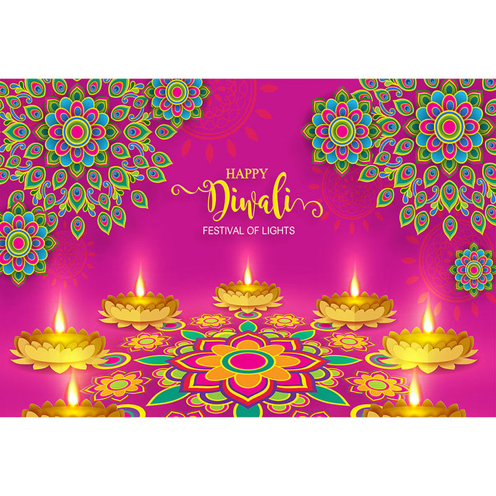 Avezano India Diwali Photography Backdrop-AVEZANO