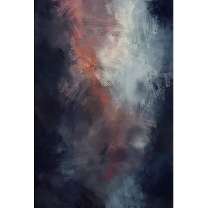 Avezano Dark Blue And Orange Abstract Oil Painting Texture Master Backdrop For Photography-AVEZANO