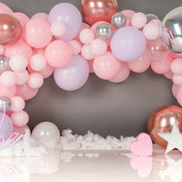 Avezano Balloon Matching Pink Party Photography Background-AVEZANO