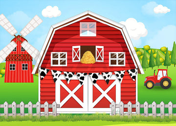 Avezano Red Barn Farm Birthday Party Photography Background-AVEZANO