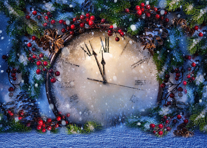 Avezano Christmas Clock Photography Background-AVEZANO